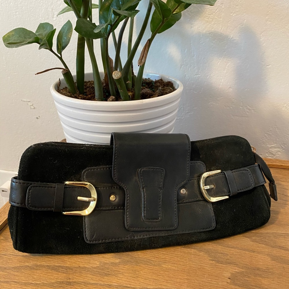 Banana Republic black clutch